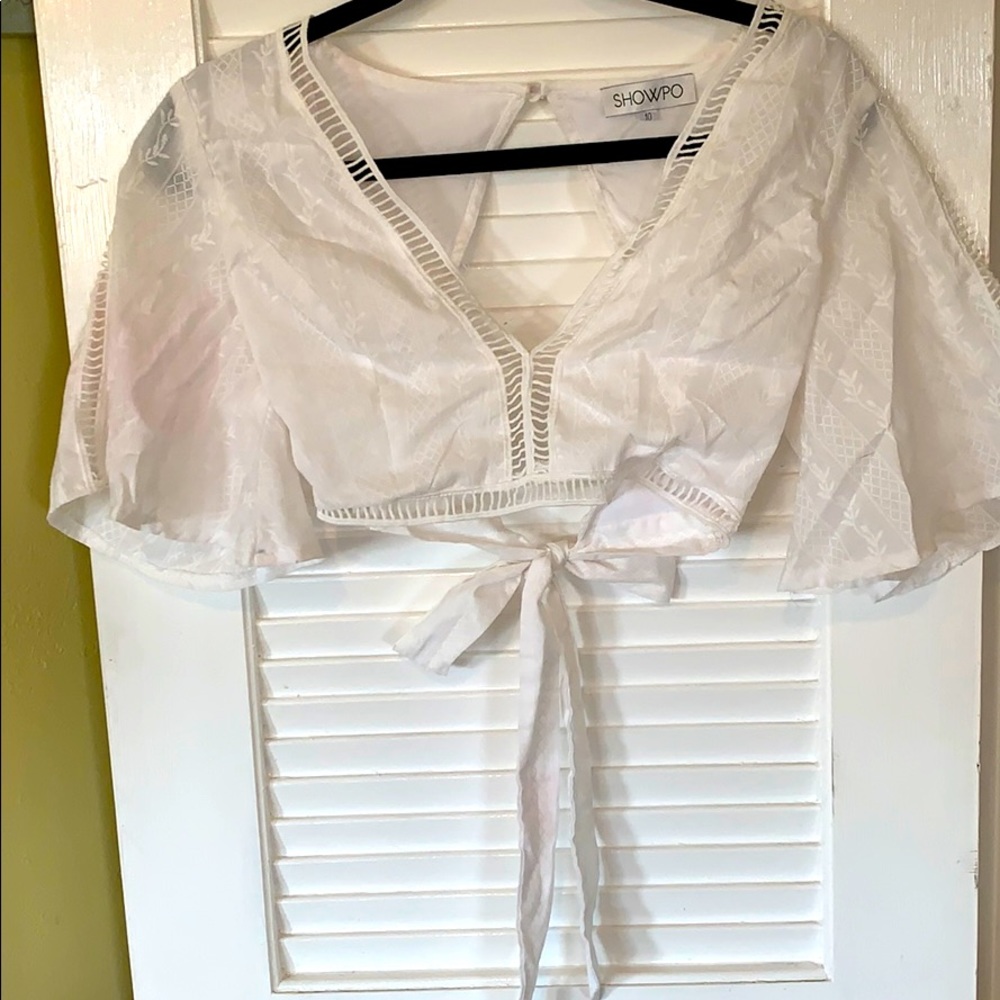 Lace crop top